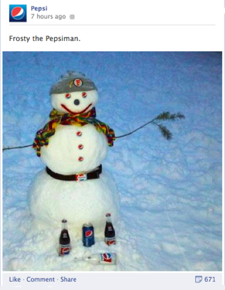Pepsi Facebook January 15