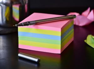 Naming, Post It Notes